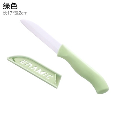 Cuchillo de frutas de cerámica de cocina cuchillo de cáscara doméstico con cubierta cuchillo de cáscara cuchillo de 3 pulgadas cuchillo de regalo en stock al aire libre pequeños cuchillos