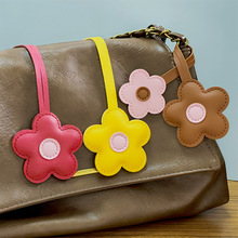 工厂现货新款PU皮革花朵挂件女手工皮质充棉包包花朵挂件钥匙扣