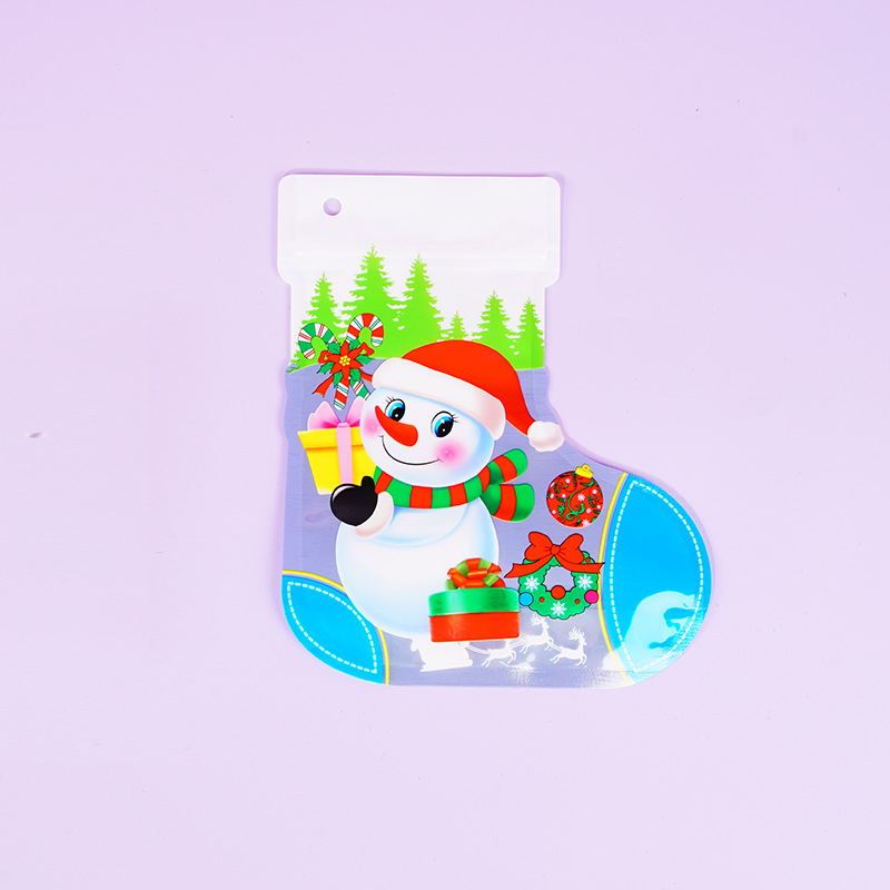2026 nuevas bolsas de regalo de calcetines de Navidad embalaje de dulces autosuficientes bolsas de regalos de vacaciones creativas bolsas de aperitivos