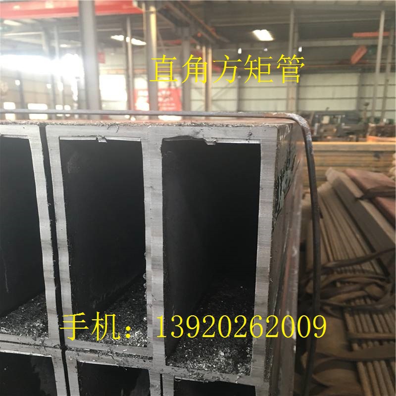 大口径厚壁Q235B黑方管Q235B方矩管内外喷塑空心钢管天津方管厂家
