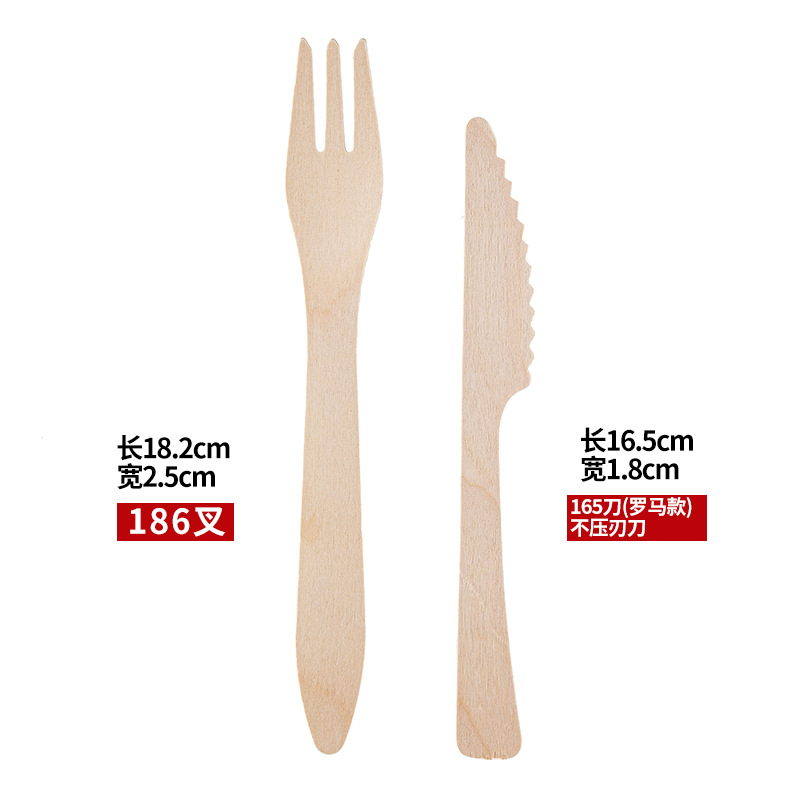 Cuchillo de madera desechable cuchillo de madera cuchilla