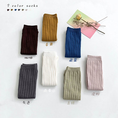 兒童襪子春秋純棉潮ins韓國秋冬男童女童小中大童豎條運動中筒襪