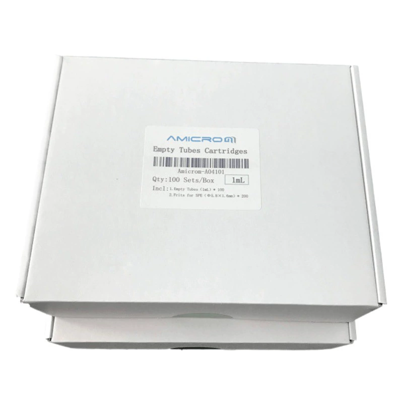 Твердотельная экстракционная колонна пустая колонна биологическая фильтрация каталитическая пустая трубка стеклянная Пустая колонна SPE с Ситовой пластиной 1 3 6 12 мл