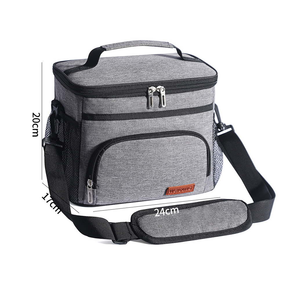 Ventas transfronterizas calientes de Oxford bolsa de aislamiento térmico de gran capacidad refrigerador de almacenamiento fresco de camping invernadero de viaje con bolsa de almuerzo image 11
