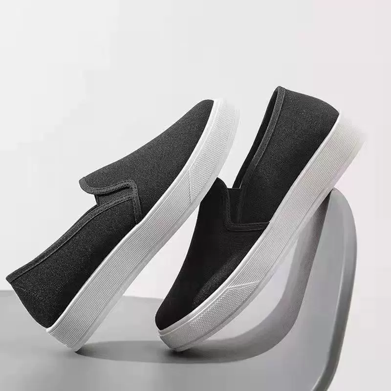 2025 Новый студент Старый Пекинский обувь на липучке Tendon Soled Женские кроссовки Кроссовки на канвасе Плоская подошва
