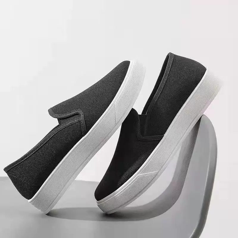 2025 Новый студент Старый Пекинский обувь на липучке Tendon Soled Женские кроссовки Кроссовки на канвасе Плоская подошва