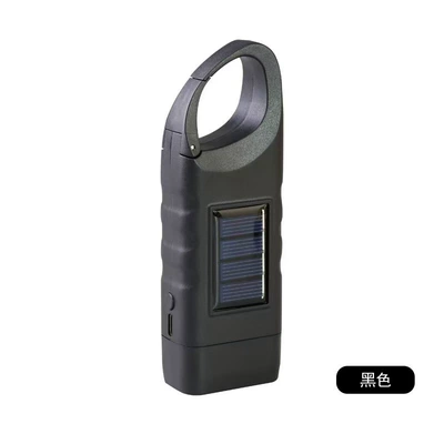 Multifunctional Emergency Flashlight, Solar-Powered UV fənərlər - aj-170-hand-crank-generator-black