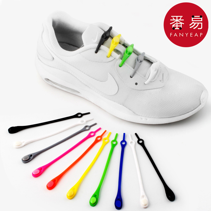 Silicone shoelaces