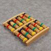 direct deal wooden  Foot Massage round Foot Massager Foot Roller Massager Choi six rows