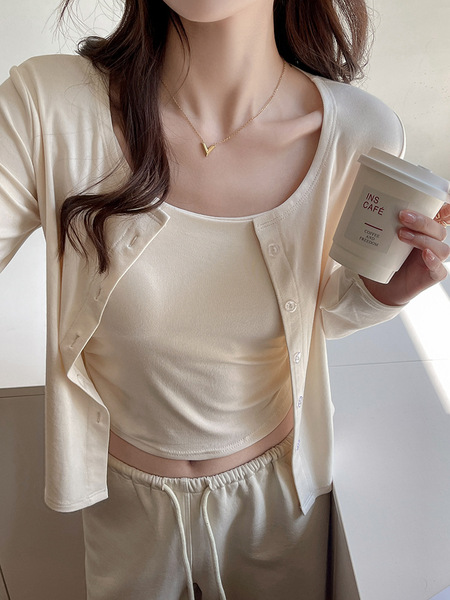 White spring cardigan