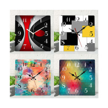 简约轻奢挂钟抽象静音钟表客厅厨房装饰时钟挂墙一件代发简约时尚