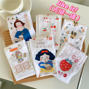 Internet celebrity sun protection hand sleeve all-match arm protection female arm sleeve cute ice sleeve driving cartoon Ice Silk gloves thin summer