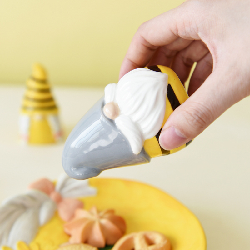 Navidad genio pimienta creativa abeja genio pimienta de alto valor de belleza adornamiento en relieve puede decorar girasol esencia