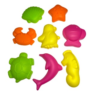 Bulk wholesale children's educational toys plastic beach toys ocean space toys sand model