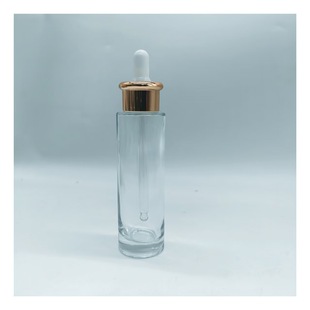 Spot Supply Manufacturers Wholesale Original Liquid Essential Oil Bottles Multi-Specification Flat Shoulder Dropper Bottles Transparent Frosted Essence Bottles