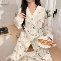 Оптовые новые тонкие влаговпитывающие дышащие хлопковые пижамы для беременных и кормящих мам на лето.