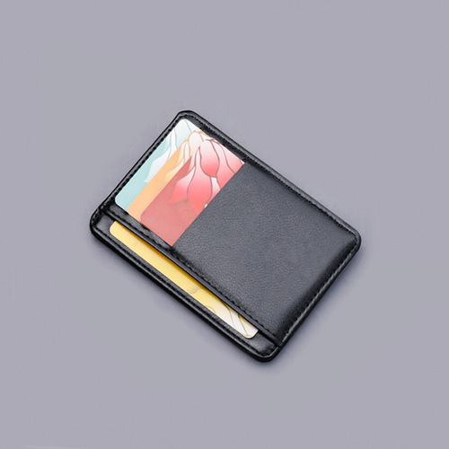 Card bag men's Korean version ultra-thin multi-card slot portable card holder mini driver's license carry-on ID set trendy manufacturer direct sale
