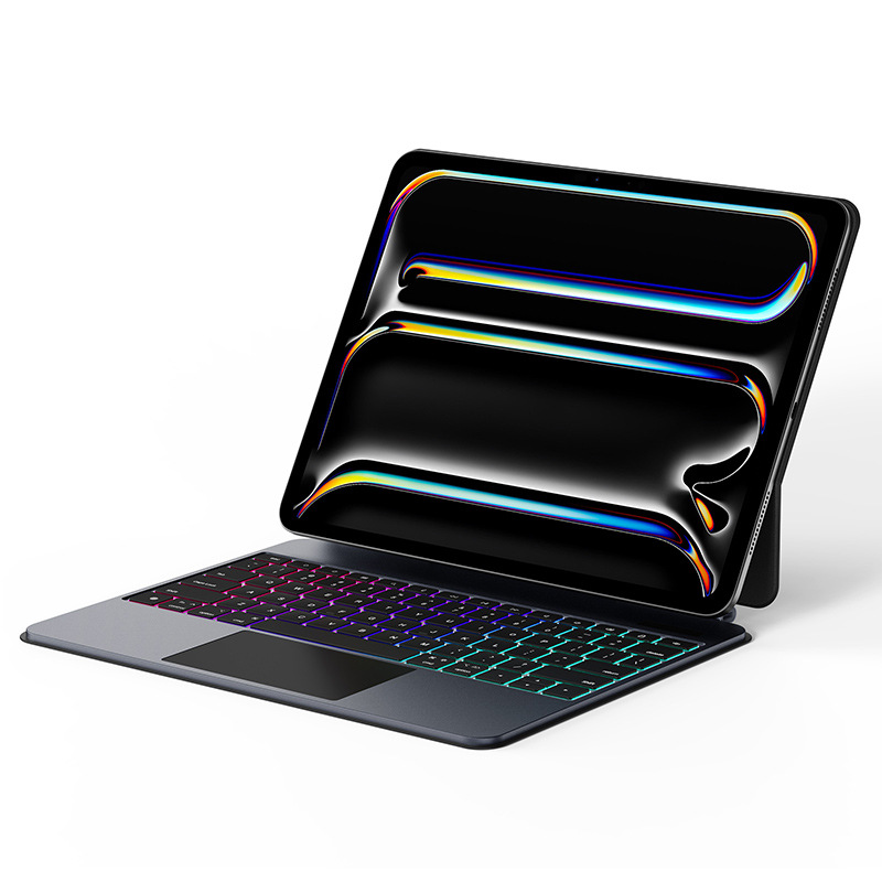 Funda protectora magnética flotante para teclado, compatible con el teclado Apple Magic Keyboard de aleación de aluminio para iPad Pro 11