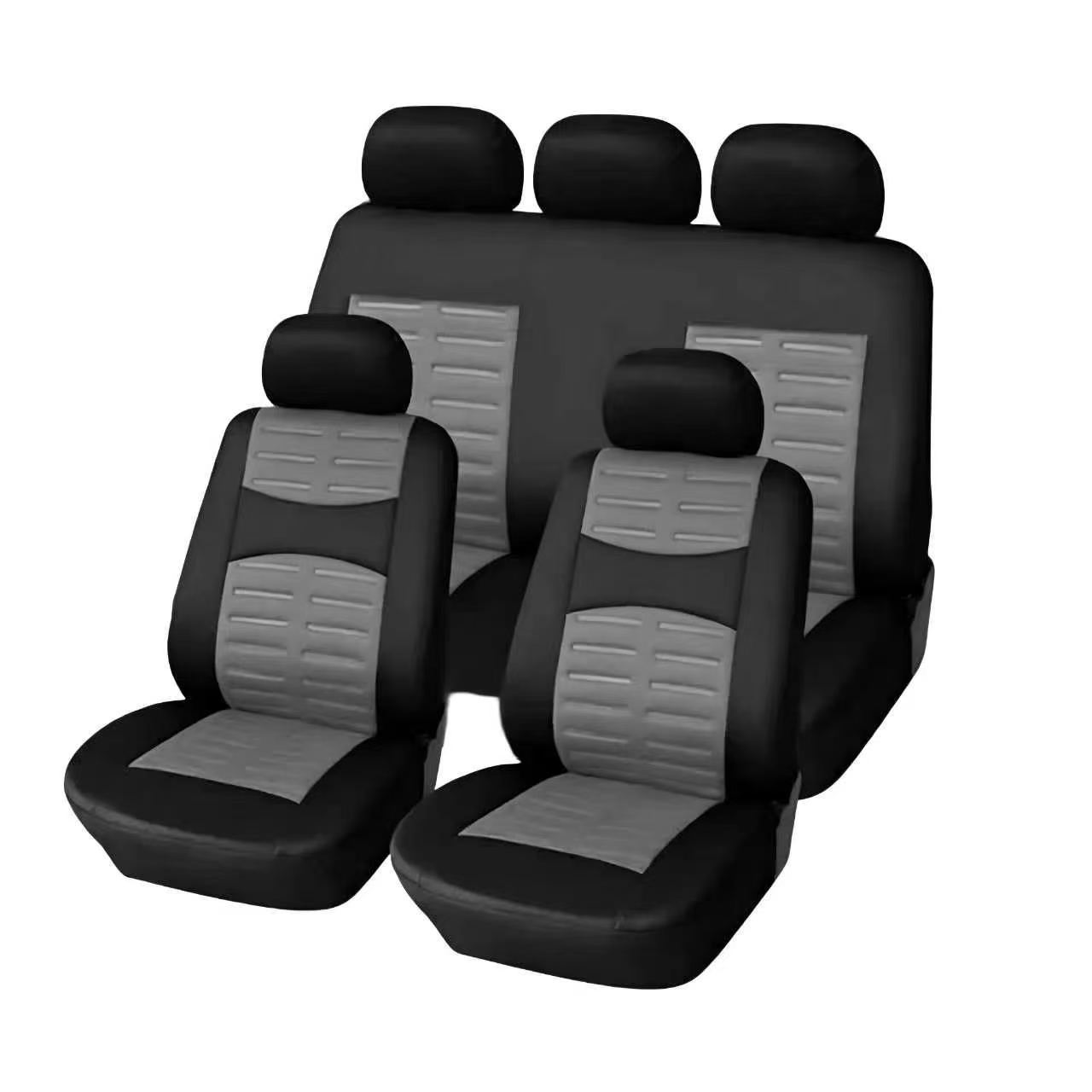 Foreign trade car seat covers, bone-patterned thin strip press machine, car accessories, seat cushions, seat covers, universal for all seasons, cross-border foreign trade WISH