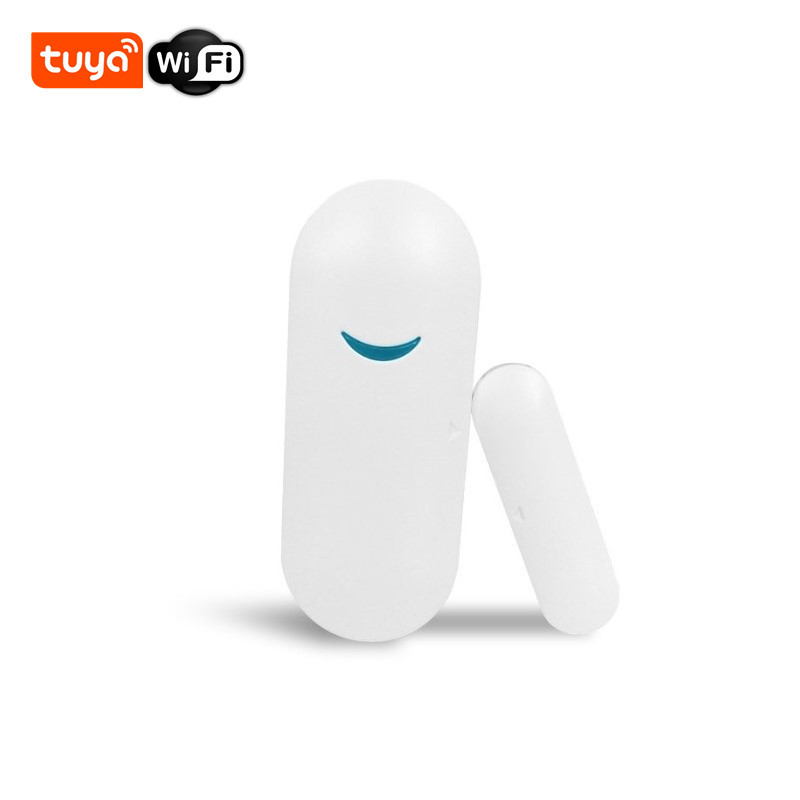 Tuya无线门窗传感器 涂鸦WiFi门窗防盗探测器 智能WiFi门磁报警器