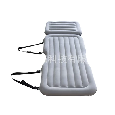 Car Mattress, Rear Seat Foldable Portable Inflatable Bed, Suv Rear Seat Sleeping Pad, Sedan Long-Distance Self-Driving Travel Bed (Vehicle-mounted inflatable bed) - 75190-light-gray-flocking