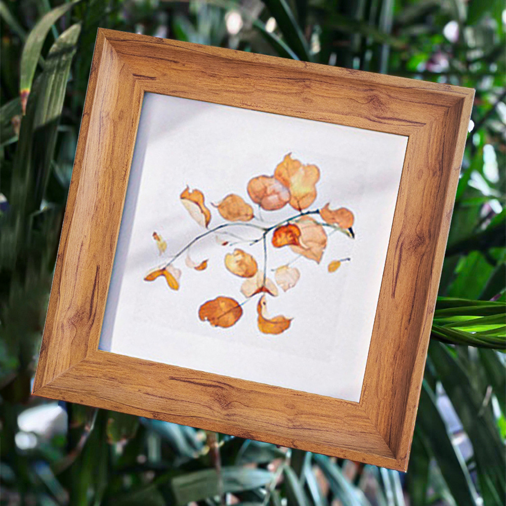 Antique square picture frame, display stand, oil painting frame, Chinese style book mounting method, wall hanging, wholesale square picture frame