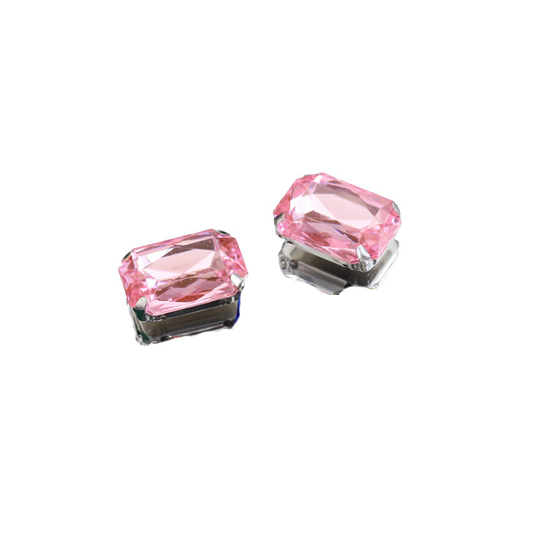 Fábrica al por mayor cosida a mano garra diamante 18*13mm rectangular imitación cristal diamante transfronterizo DIY joyería accesorios de vestir image 16