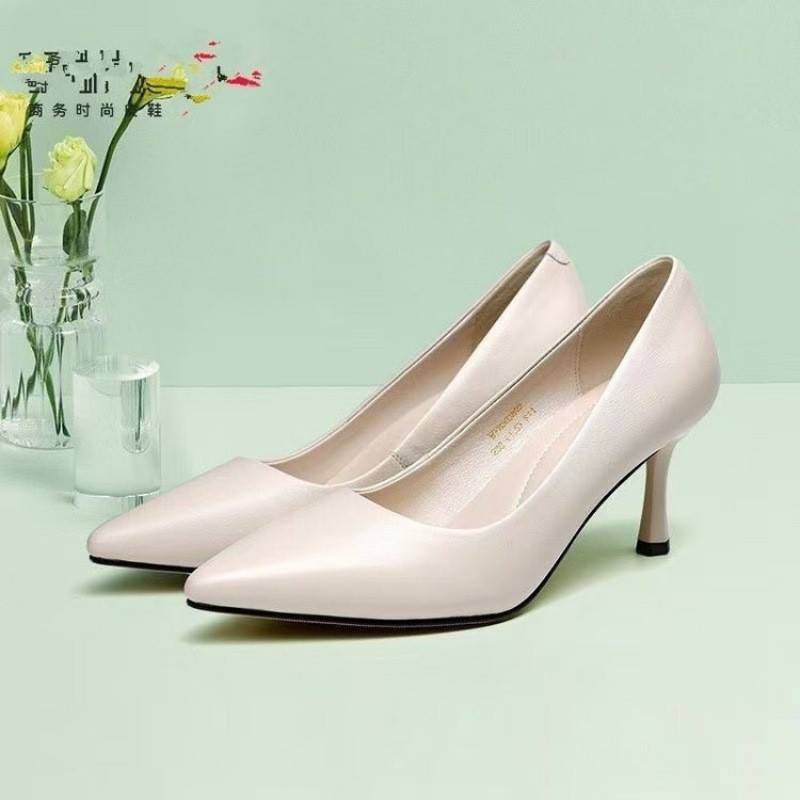 Pointed Toe Stiletto Black High Heels for Women 2025 New Professional Work Shoes That Will Not Tire Your Feet after Standing for a Long Time, Soft Sole Comfortable Shoes Pointed Toe Stiletto Black High Heels for Women 2025 New Professional Work Shoes That Will Not Tire Your Feet after Standing for a Long Time, Soft Sole Comfortable Shoes