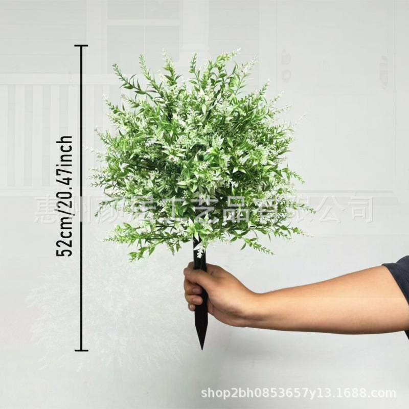 クロスボーダー人工観葉植物 キャットテール エグガリ バラエティアス ティアラフラワー 造花 ホームデコレーション 植木鉢 クリスマスツリー|undefined