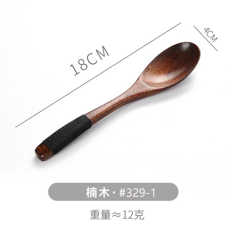 Venta al por mayor cuchara de miel de madera cuchara de helado postre cuchara de madera mango largo de arroz cuchara vajilla pequeña cuchara de madera