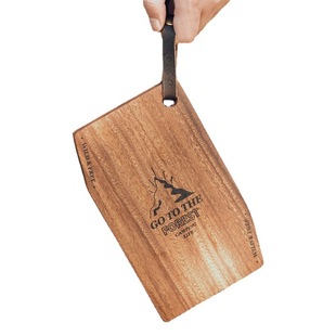 Camping Cutting Board Outdoor Wooden Portable Cutting Board Travel Cutting Board Chopping Board Plate Steak Tray