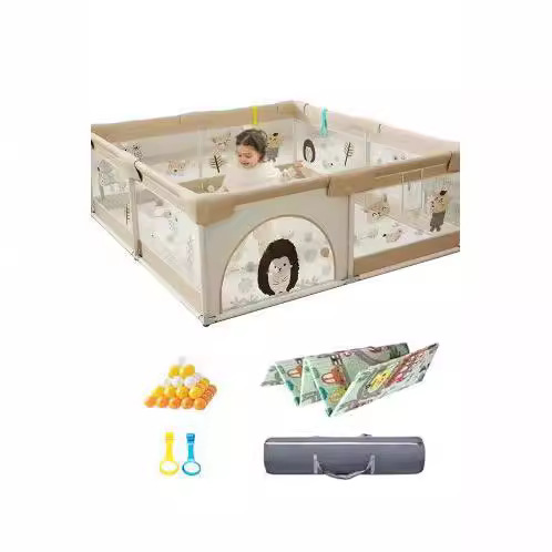 Cercas de juego barras de protección para bebés para niños domésticos interiores en el suelo barras de seguridad para bebés trepando almohadillas de recreo
