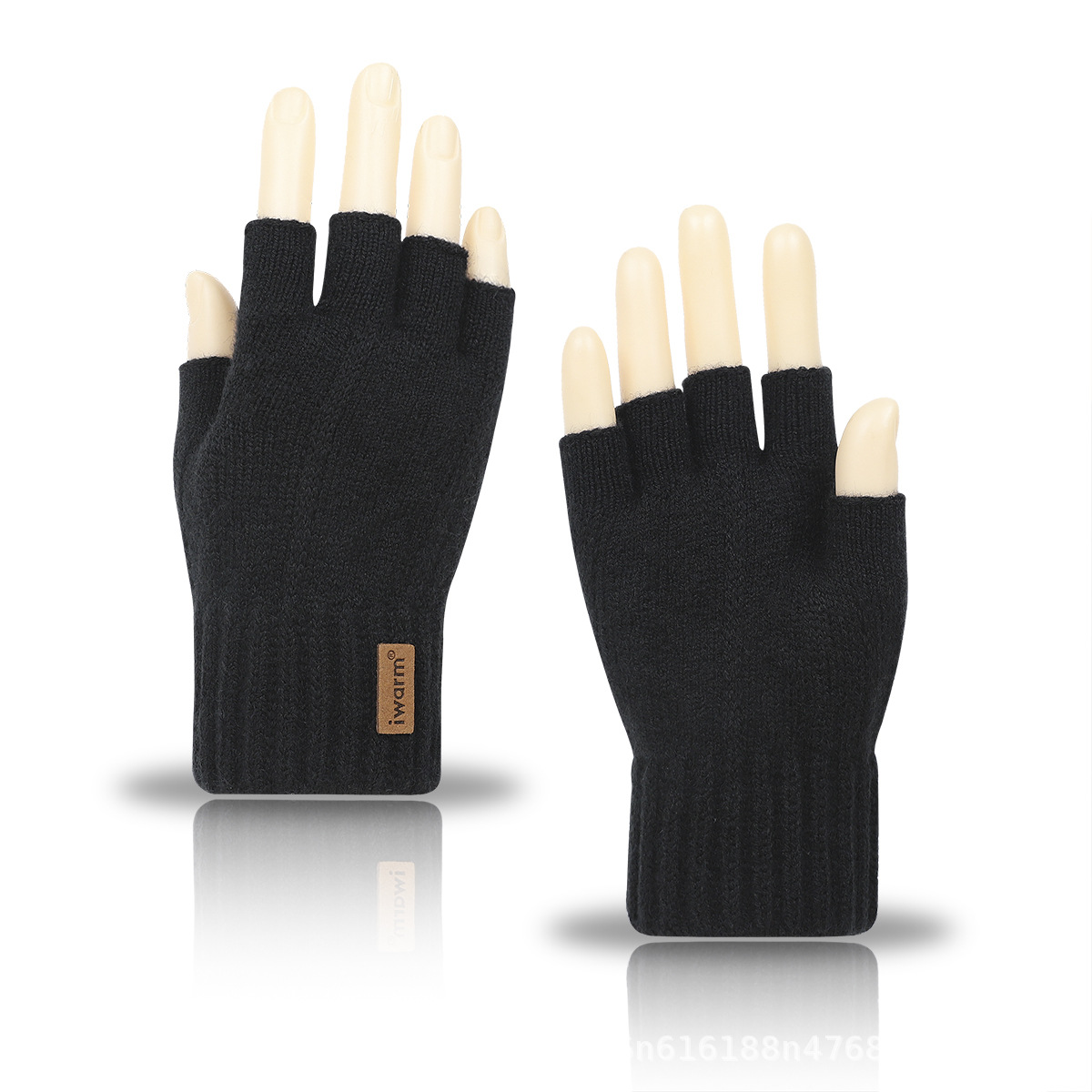 Gants chauds en tricot d'alpaga Gants tactiles froids pour hommes et femmes_voghion.com