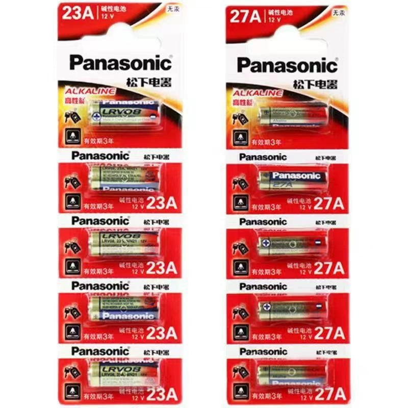 Genuine батарея Panasonic, штора, 12В, 23A, 27A, пульт дистанционного управления, противоугонная