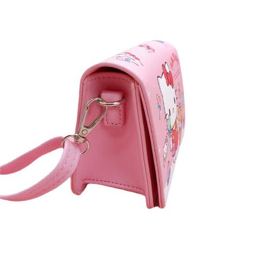 Cartoon large collection small magnetic buckle crossbody bag Hard surface printed crossbody adjustable shoulder strap Cute styling bag