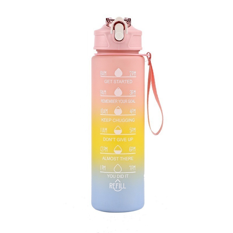 750 ミリリットルクロスボーダースポーツウォーターカップ弾性蓋ストローカップポータブルプラスチックカップつや消しミディアムカップ屋外ケトル|undefined
