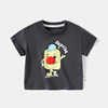 Children's short sleeve T-shirt for boys, summer clothing, summer long-sleeve