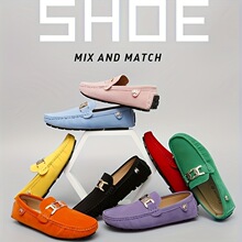 V 91095 Stitched Driving Leather Shoes ���߼ݳ�ƤЬ