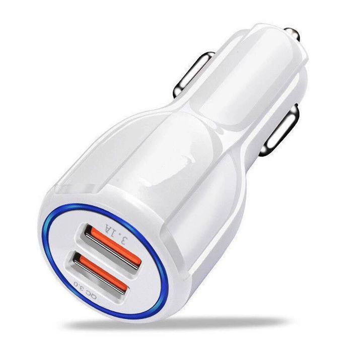 Боулинг двойной USB3.1A6A быстрое зарядное устройство для прикуривателя, QC3.0 двойной USB, автомобильное интеллектуальное быстрое и эффективное зарядное