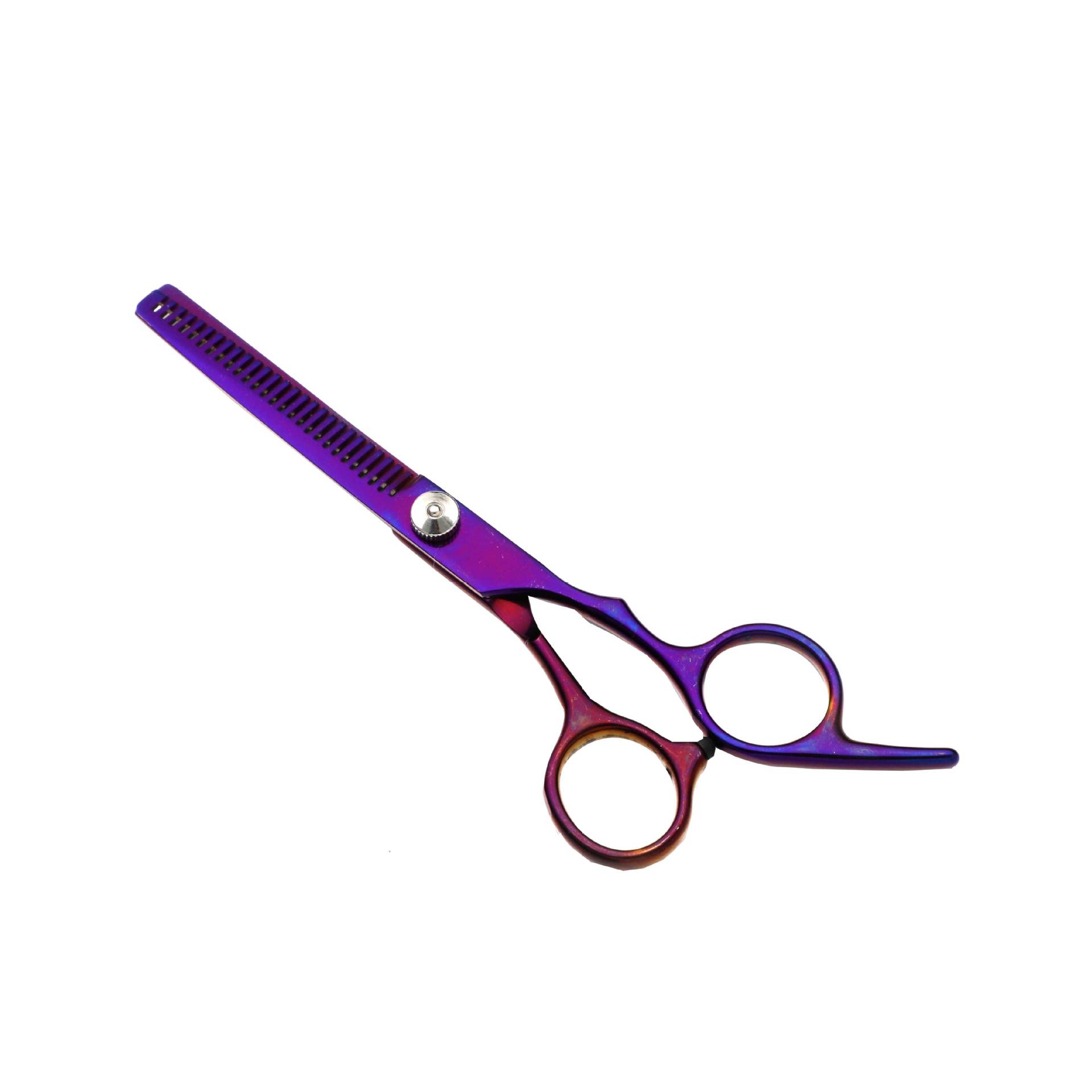 Tijeras de peluquería de acero inoxidable, juego de tijeras de peluquería de oro negro de 6 pulgadas, tijeras planas, tijeras de adelgazamiento, tijeras de corte