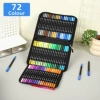 72 color black rod CD bag