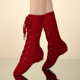 [7085 People] Extended High-Top Jazz Shoes, Pole Dance Shoes, Modern Dance Jazz Boots, Men's Soft Soles