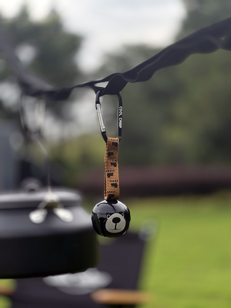 COOLCAMP outdoor camping wind chime hiking backpack hanging Bell key chain atmosphere decoration small pendant