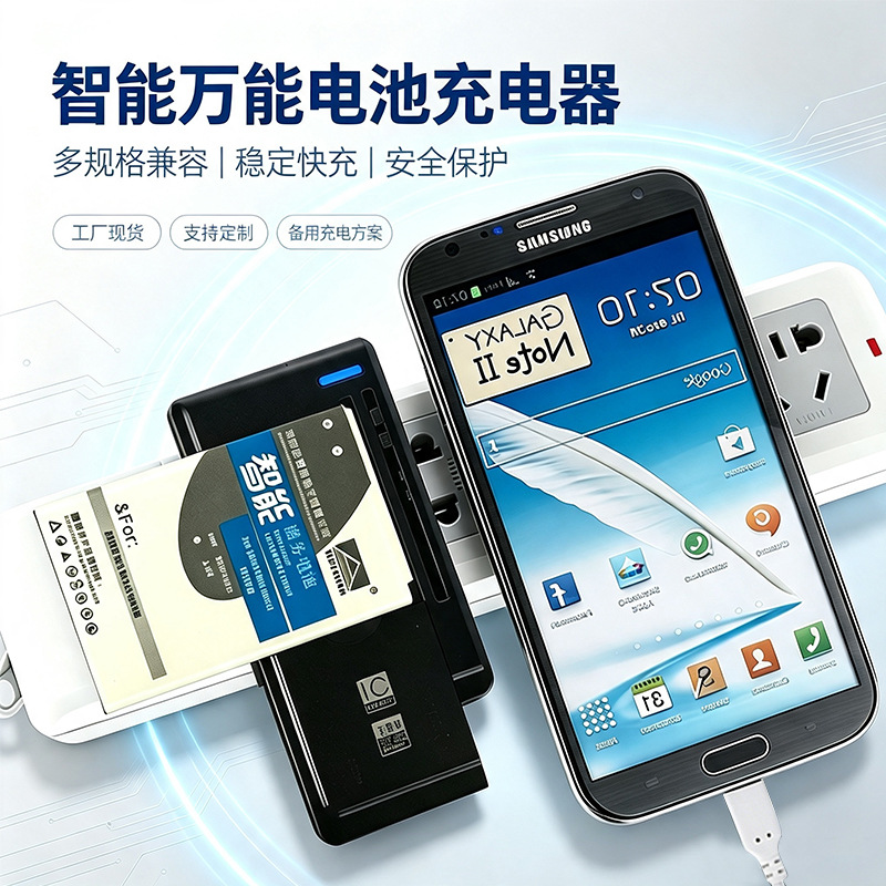 Factory Direct Supply Universal Charger Multi-function Mobile Phone Battery Desk Charger with USB Output 4.35V
