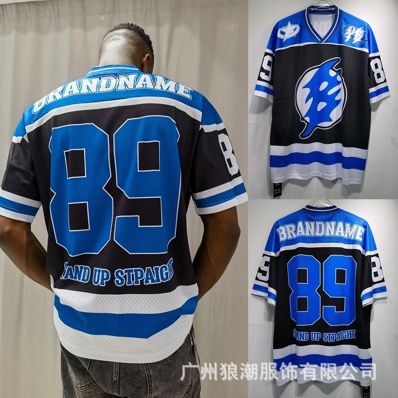 同じスタイルのユニフォーム、延長共同ブランドステッチ、西海岸刺繍、Yu ShuxinとLi Taominのマルチジャージコットン|undefined