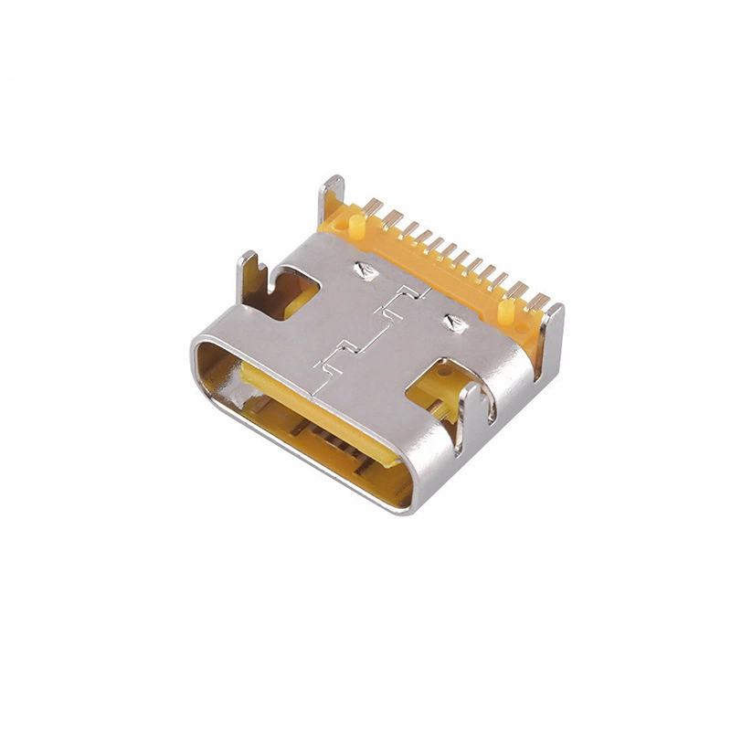 TYPE C материнская посадка 16Pin четырехpinовая плата заплатка желтая лента хранение быстрая зарядка USB разъем Car TYPEC