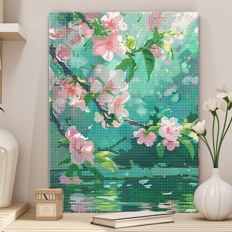 40*50 nueva serie de paisajes de animación transfronteriza pintura de diamantes niños adultos hechos a mano DIY con marco de pintura de diamantes en stock