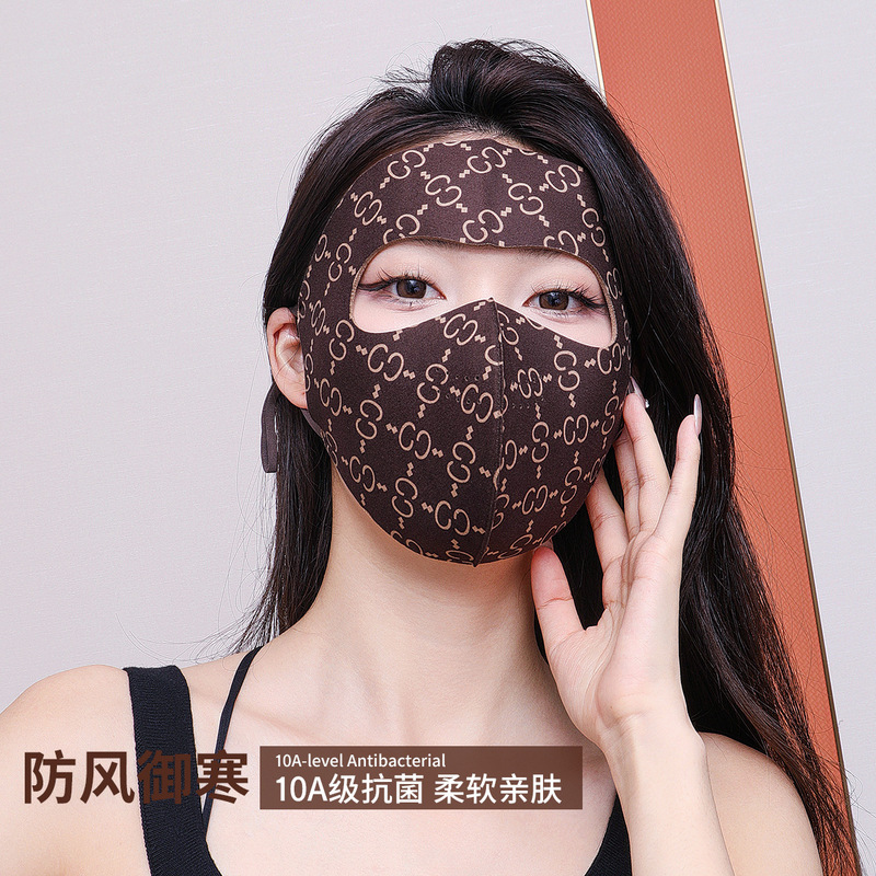 2025澳绒秋冬保暖脸基尼upf1000防晒面罩10A抗菌保暖口罩女高颜值|undefined