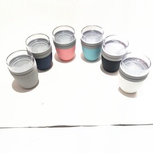 双层冰箱保鲜杯带盖密封盒便当盒学生大容量创意便携旅行早餐杯