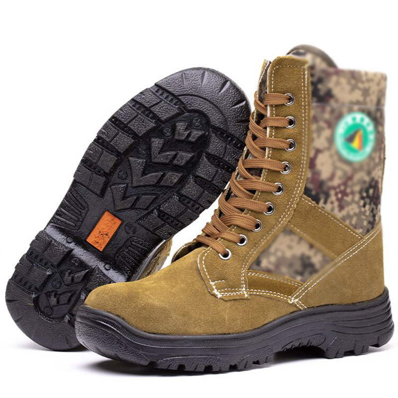 森林防火防砸阻燃靴帆布防穿刺扑火靴火灾扑救灭火靴透气